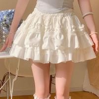 ราคา กระโปรงสั้นสีขาวระบายลูกไม้เอวสูง สไตล์เกาหลีสำหรับผู้หญิง (43370411039)