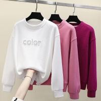 ราคา ผู้หญิงเสื้อสเวตเตอร์ลายนูน สไตล์เกาหลี คอวี แขนยาว (28282220832)