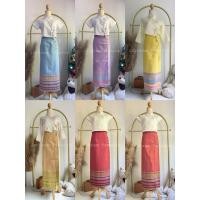 ราคา ผ้าถุงสำเร็จอัดกาวแบบป้ายติดตะขอกระดุม (23154858579)