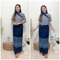 ราคา ผ้าถุงป้ายแบบติดตะขอกระดุม ผ้าฝ้ายทอมือ ไม่อัดกาว (29481359330)