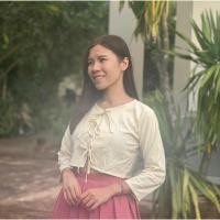 ราคา เสื้อครอปกาสะลองผ้าฝ้าย (19581889116)