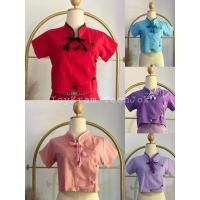 ราคา เสื้อครอปผ้าฝ้ายแต่งโบว์ (24950166657)