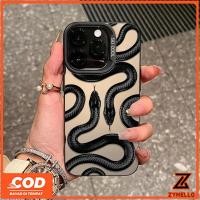 ราคา สําหรับ OPPO Reno 13F 5G Reno 13 Pro Reno12 F Reno 12 5G Reno11 F 5G Reno 11 Pro 5G Reno 10 Pro 5G Reno 8T Reno 8Z Reno 7Z Reno 8 คุณภาพสูงงูสีดํากันกระแทก TPU โทรศัพท์มือถือ ปริญญาเอก (26169665427)