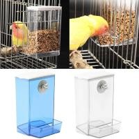 ราคา Baysli กล่องอาหารนกพลาสติก ภาชนะใส่อาหารกันฝุ่น Parrots Feed Supplies (28266563133)