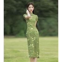 ราคา ชุดเชิ้ตย้อนยุคแขนสั้นลายดอกไม้ เหมาะสำหรับสวมใส่ในวันสบายๆ และโอกาสพิเศษ (46451720240)