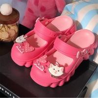 ราคา XIXITIAO ฤดูร้อนสไตล์ใหม่ Disney Big Toe รองเท้าสาวน่ารัก Mary Cat Casual Home รองเท้า (28683711997)