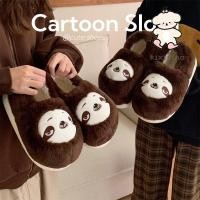 ราคา Xixtiao รองเท้าแตะผ้าฝ้ายน่าเกลียดน่ารัก Sloth คู่อบอุ่นสบาย Furry รวมทุกอย่างส้นผู้ชายผู้หญิงสวมใส่กลางแจ้ง (28714571518)