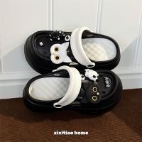 ราคา XIXITIAO รองเท้าแตะสุภาพสตรี EVA หนา ส้นสูง เหมาะสำหรับไปทะเลในฤดูร้อน (29287996551)