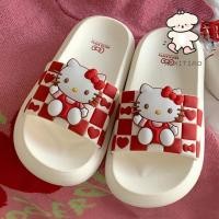 ราคา Xixtiao HelloKitty รองเท้าแตะชายหาดพื้นนุ่มรองเท้าแตะบ้านหญิงฤดูร้อน รองเท้านักเรียนผู้หญิง (27523299085)