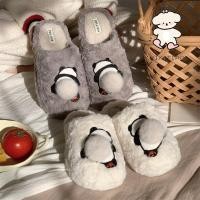 ราคา ฉี่เตียว ฤดูหนาวสไตล์ใหม่ผู้ชายผู้หญิงน่ารักแพนด้ารองเท้าแตะผ้าฝ้ายสนุกขนแกะซับอบอุ่นสบายบ้าน (29372660256)