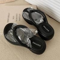 ราคา Flip Flops Xitiao หนา มีพื้นโฟม ดีไซน์เรียบหรู สำหรับทะเลและวันหยุดในฤดูร้อน (42158649844)