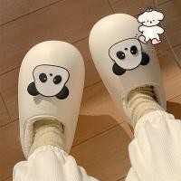 ราคา Xitiao ฤดูหนาว Warm EVA รองเท้าแตะผ้าฝ้ายแพนด้าน่ารักสุภาพสตรีสบายๆกันน้ํา Soft Sole (27272354794)