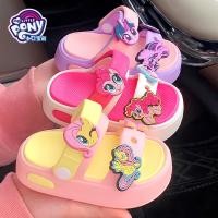 ราคา Xixitiao My Little Pony เด็กรองเท้าแตะสายรัดคู่เด็กฤดูร้อนสวมใส่ด้านนอกรองเท้าแตะชายหาด (28979321785)
