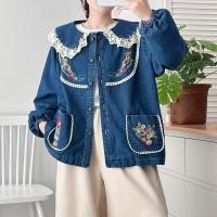 ราคา เสื้อแจคเกตญี่ปุ่นงานนำเข้า ดีเทลงานปักน่ารักแบบสวยสไตล์ญี่ปุ่น งานทรงฟรีไซส์ใส่ได้ตลอด สินค้านำเข้า (43567891202)