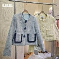 ราคา LILIL TWEED BLAZER ผ้าทวีต ซับในดีไม่หนา ไม่ร้อน ทรงสวย (28617843019)