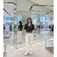 ราคา เสื้อคอปกหยัก ทรงแขนพองแต่งกระดุมหน้า ผ้าปักลายดอกสวยๆ ช่วงชายแต่งลายเชิง แพทเทิลดีงาม (57701048886)