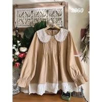 ราคา เสื้อลินินญี่ปุ่นงานแท้นำเข้า ดีเทลงานสวยสไตล์ญี่ปุ่น งานทรงฟรีไซส์ใส่ได้ตลอด สินค้านำเข้า (44050582477)