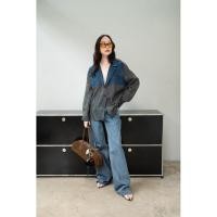 ราคา เสื้อเชิ้ตลายริ้วแต่งยีนส์ช่วงบน (43061224983)