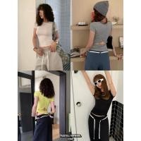 ราคา New Korea sexy back tshirt เสื้อยืดทรงพอดีตัวดีเทล หลังเว้างานสวยมากค่าาา ผ้าดีมากกก (42902865499)