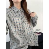 ราคา เสื้อญี่ปุ่นงานแท้นำเข้า ดีเทลงานผ้าสาลูลายดอกไม้สไตล์ญี่ปุ่นวินเทจ งานทรงฟรีไซส์ใส่ได้ตลอด สินค้านำเข้า (42812345558)