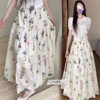 ราคา ? ? ? ? ? ? ? ? ? ? ? กระโปรงผ้าลายดอกทรงน่ารักมากมีซับใน (42750387836)