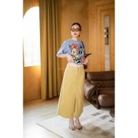 ราคา กระโปรงยาวทรงเอผ้าหนา (42553594459)