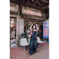 ราคา ꫛꫀꪝ Baggy Denim Overalls ชุดเอี้ยมยีนส์ขายาวทรงbaggy มาพร้อมพวงกุญแจห้อยน้อนคิตตี้ (42173258856)