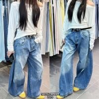 ราคา Korea darim balloon jeans With black belt กางเกงยีนทรงบอลลูน ผ้ายีนฟอกสีเข้มทรงสวย แนะนำเลยค้าาา มาพร้อมเข็มขัด (41652137771)