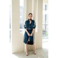 ราคา แจ็คเก็คยีนส์แขนยาว แขนปัก Adi das ซิปหน้า (41172911728)