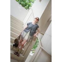 ราคา เสื้อครอปลายริ้วกุ้นดอกไม้ แต่งซีทรู (41159069627)