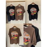 ราคา New Korea vintage Tshirt เสื้อยืดสกรีนลายharley ผ้ายืดฟอกสีสวย ลายเท่ห์ๆ ใส่สบายแนะนำเลยยย (40502861725)