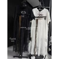 ราคา ชุดเซ็ต2ชิ้น เสื้อยืดสกรีนลายน่ารัก ผ้าคอตตอนหนาอย่างดี ใส่คู่กระโปรงลูกไม้ยาว เอวสมอค ผ้าลูกไม้ซีทรูทั้งตัว (40306947868)