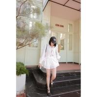 ราคา ꫛꫀꪝ Lace Short กางเกงลูกไม้ขาสั้นลายลูกไม้ฝรั่งเศส แต่งชายหยักรอบตัว ทรงสวยแบบ10 10 (40053705257)