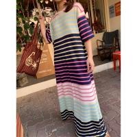 ราคา Eliza Dress เดรสยาว ทรงปล่อยๆ หลวมๆใส่สบายๆ ดีเทลคือลายผ้าที่ตัดต่อกัน สีสวยเก๋มากค่ะ (29671070237)