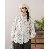 ราคา เสื้อญี่ปุ่นงานแท้นำเข้า ดีเทลงานคอบัวลูกไม้ถักแบบสวยสไตล์ญี่ปุ่น งานทรงฟรีไซส์ใส่ได้ตลอด สินค้านำเข้า (29628515698)