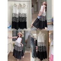 ราคา เดรสทูโทนช่วงบนเป็นฉลุลูกไม้ ตัดต่อผ้าพิมพ์ลาย งานสวยมาก เกรดพรีเมี่ยม มีซับในอย่างดี งานนำเข้า ใส่สวย (29276314172)