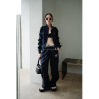 ราคา Set เสื้อวอร์มแถบไหล่ปัก adi das แขน กางเกงขายาวขอบเอว adi das (29240077550)