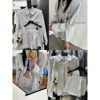 ราคา เซท2 ชิ้นเสื้อเชิ้ตทรงoversize พิมพ์ลายมิกกี้เเต่งกระเป๋าหน้ามาพร้อมกางเกงเข้าเซท งานสวยมาก นำเข้า (29230566098)