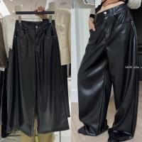 ราคา ? ? ? ? ? ? ? ? ? ? ? ? ? ? ? ? ? กางเกงหนังขายาว ทรงกระบอก งานสไตล์เกาหลี ใส่แมทช์คือเท่ห์มาก ตัวนี้งานนำเข้า (29173327861)