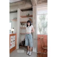 ราคา ꫛꫀꪝ Cargo Jeans กางเกงยีนส์คาร์โก้ 5ส่วน ความยาวเลยเข่านิดๆ กำลังสวยค่ะ เอวต่ำใต้สะดือใส่ง่าย (29008863646)