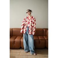 ราคา New Arrival เสื้อไหมพรมแขนยาวปักลายดอกไม้ (28842797143)