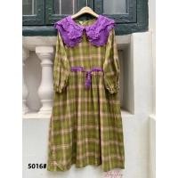 ราคา เดรสญี่ปุ่นงานแท้นำเข้า ดีเทลงานคอลูกไม้ถักงานสวยสไตล์ญี่ปุ่น ทรงน่ารักฟรีไซส์ใส่ได้ตลอด (28824671184)