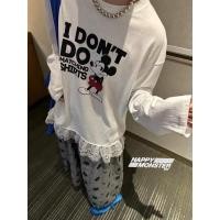 ราคา มินิเดรสแขนยาวลายการ์ตูนแต่งลูกไม้กระโปรง ใส่ตัวเดียวหรือใส่แมชกางเกงได้ลุคพี่สาวเกาหลีกำลังฮิตเลย (28815089897)