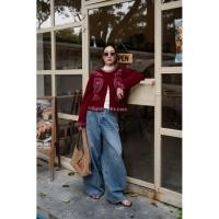 ราคา New Arrival เสื้อคลุมคาดิแกนลายนํ้า (28492827495)