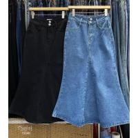 ราคา NEW ARRIVAL กระโปรงยีนส์ฟอกทรงหางปลา ผ้ายีนส์ฟอกหนาอย่างดีค่ะ ชายกระโปรงหางปลาบานทรงสวย ผ้าดีมาก (28475580860)