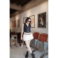 ราคา ꫛꫀꪝ Vest Top เสื้อกั๊กยีนส์สุดเก๋ ผ้ายีนส์ฟอกเนื้อดีใส่สบายมากๆค่ะ ไม่ร้อนค่ะ เย็บด้ายสีน้ำตาลเดินขอบ (28177352331)