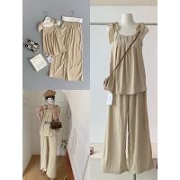 ราคา ? ? ? ? ? ? ? ? ? ? ? ? ? ? ? ? ? เซท2 ชิ้นเสื้อเเขนกุดผูกโบว์ข้าง มาพร้อมกางเกงขายาวเอวยางยืดเข้าเซท เนื้อผ้าดีงาม ใส่สวย งานนำเข้า (28175976232)