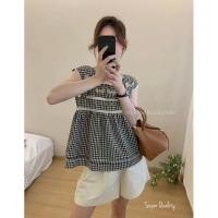 ราคา ยกให้เป็นthe best เสื้อสก๊อตแขนปักลาย แต่งลูกไม้ น่ารักมากๆเลยแนะนำค่ะ (28105625191)