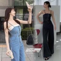 ราคา จั้มสูทยีนส์สายเดี่ยว ด้านหลังถักไขว้เซ็กซี่ใส่แมทช์เสื้อหรือใส่ตัวเดียวได้เลยมา2สีเป็นสีที่ใส่ง่ายดีเทลสวยงานน่ารักสุดๆ (28079336353)