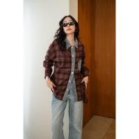 ราคา เสื้อเชิ้ตลายสก็อตแต่งปก กระเป๋ายีนส์ (28028918366)